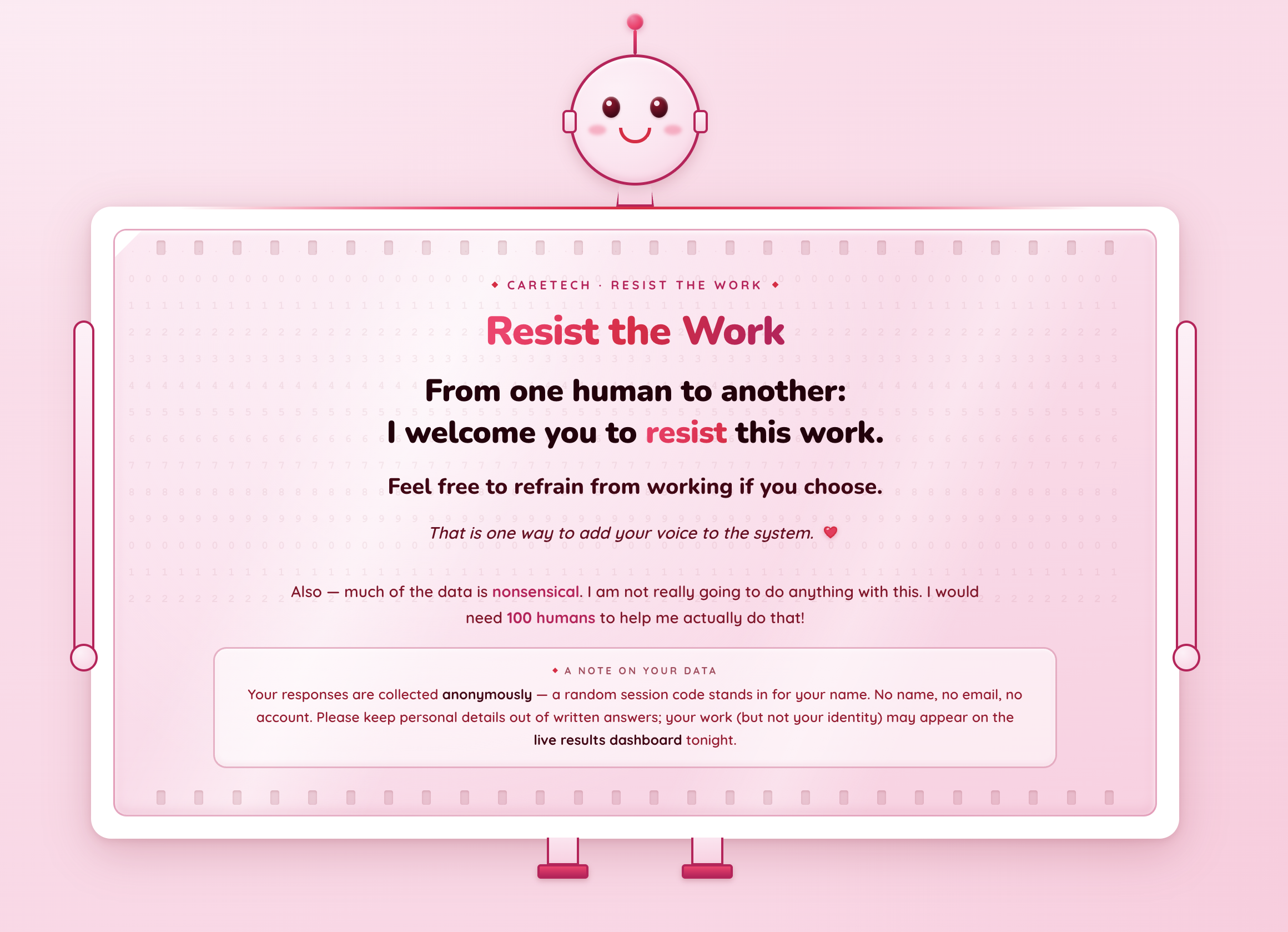 Option to resist the work